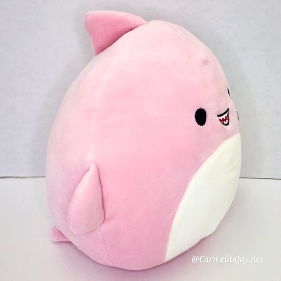 SELENE 🦈 Pink Smiling Shark Original Squishmallow by Kelly Toy ☆ NWT ☆ - Picture 6 of 8